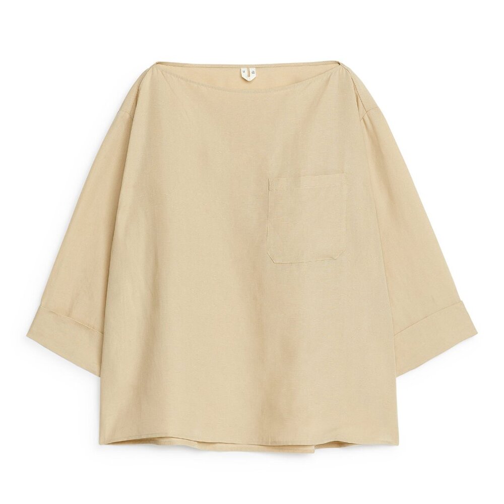 ARKET Boat Neck Blouse - NWOT